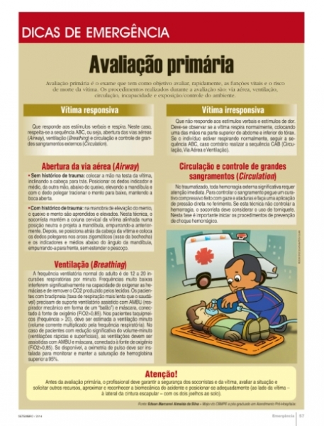 Dicas de Emergência na Avaliação Primária